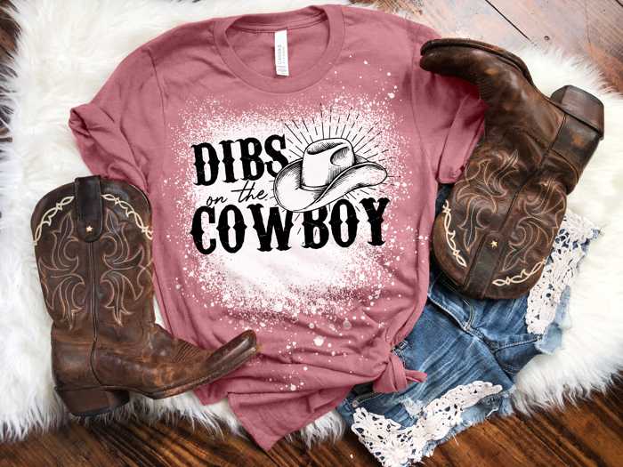 Dibs on the Cowboy Shirt, Cowboy Graphic Tee, Country Shirt, Cowboy Tee, Cowboy Aesthetic Shirt, Country Concert Shirt, Cowboy Western Tee
