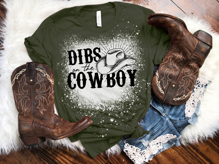 Dibs on the Cowboy Shirt, Cowboy Graphic Tee, Country Shirt, Cowboy Tee, Cowboy Aesthetic Shirt, Country Concert Shirt, Cowboy Western Tee