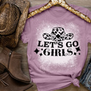  Let's Go Girls T-Shirt, Girls Trip Shirt, Let's Go Girls Graphic Shirt, Retro Graphic Shirt, Gifts for Her, Bachelorette Bridal Party Shirts