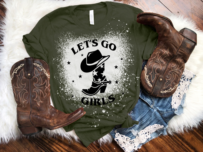 Let's Go Girls T-Shirt, Girls Trip Shirt, Let's Go Girls Graphic Shirt, Retro Graphic Shirt, Gifts for Her, Bachelorette Bridal Party Shirts