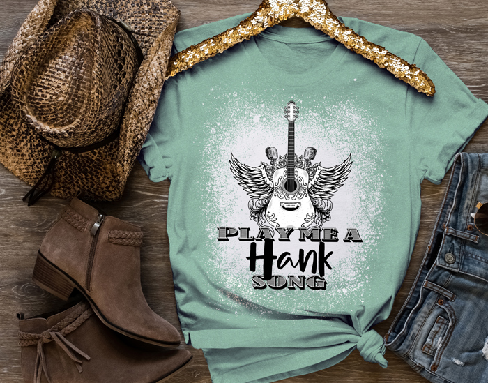 Play Me a Hank Song, Tyler Childers Tshirt, Hank Williams Sr. Whippoorwill Bird T-shirt, Country Music, Classic Country, Hank Williams Song