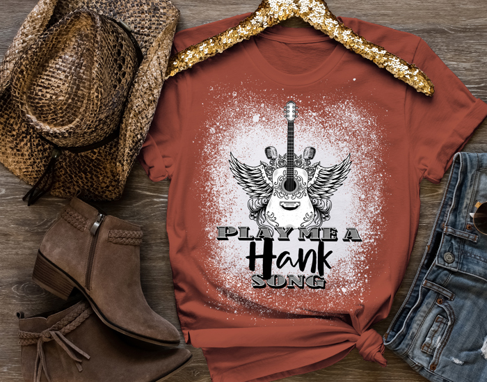 Play Me a Hank Song, Tyler Childers Tshirt, Hank Williams Sr. Whippoorwill Bird T-shirt, Country Music, Classic Country, Hank Williams Song