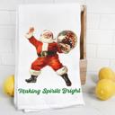  Disco Santa Tea Towel