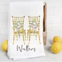   Personalized Mr and Mrs Wedding Tea Towel