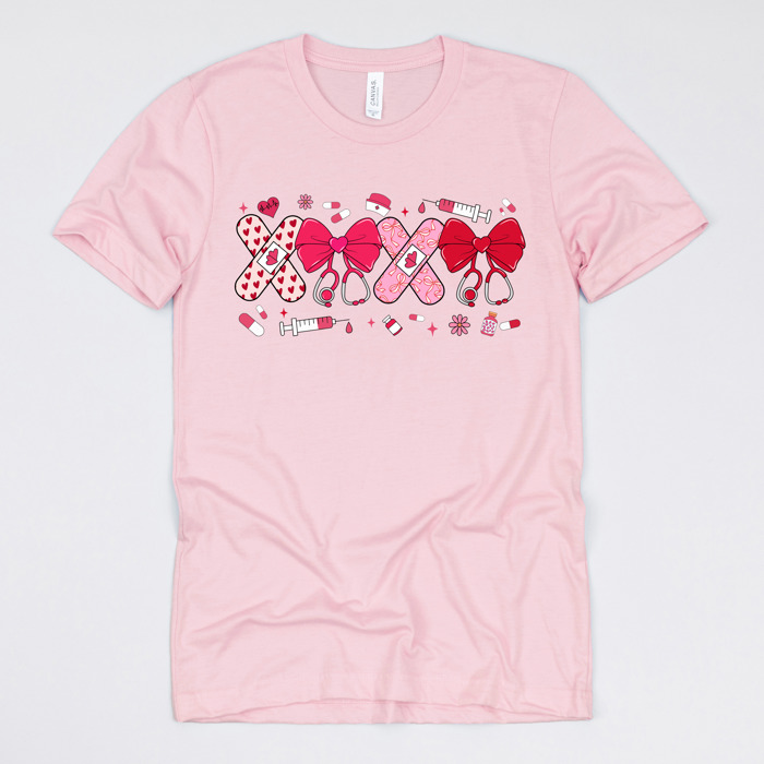 Nurse Valentine’s Day Graphic Tees – Cute Group Nurse Tshirts, Medical Staff Shirts, Sweetheart Hospital Unit Tees, Labor and Delivery Valentines