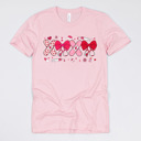 Small (UNISEX) Bandages XOXO: Pink Nurse Valentine’s Day Graphic Tees – Cute Group Nurse Tshirts, Medical Staff Shirts, Sweetheart Hospital Unit Tees, Labor and Delivery Valentines