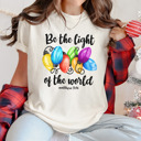  Christmas Bible Verse 'Be The Light' Holiday Comfort Colors Tee
