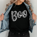  Trendy Boo Halloween Tee – Spooky Season Shirt, 31 Days of Halloween Tee, Teacher Halloween Gift T-Shirt, Pumpkin Patch Top