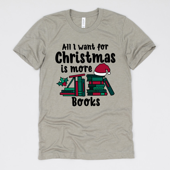 Cozy Christmas Reading T-Shirts - Festive Holiday Book Lover Tees for Teachers, Librarians, Bookworms, and Cozy Gift Ideas