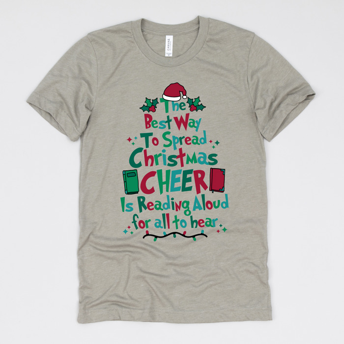Cozy Christmas Reading T-Shirts - Festive Holiday Book Lover Tees for Teachers, Librarians, Bookworms, and Cozy Gift Ideas