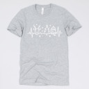 Small (UNISEX) Christmas Heartbeat: Athletic Grey Christmas Nurse T-Shirts – Festive Holiday Tees for Nurses, Medical Staff, and Holiday Gifts