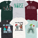  Christmas Nurse T-Shirts – Festive Holiday Tees for Nurses, Medical Staff, and Holiday Gifts