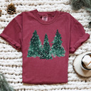 Small (UNISEX) Christmas Trees: Chili Trendy Christmas T-Shirts, Santa, Reindeer, Gingerbread, and Festive Holiday Graphic Tees for Cookie Exchanges, Christmas Lights, and Holiday Gifts