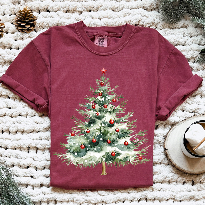 Vintage Christmas T-Shirts – Retro Holiday Tees with Santa, Snowman, Reindeer, and Festive Nostalgia