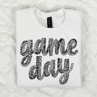 Cozy Game Day Football Sweatshirt – for Fans, Sports Moms, Tailgates, Football Season Gift Idea
