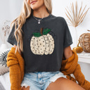 Small (UNISEX) Polka Dot Pumpkin: Pepper Trendy Fall and Halloween T-Shirts – Cute Spooky Season Graphic Tees for Moms, Teachers, Pumpkin Patch, and 31 Days of Halloween