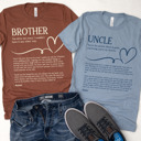  Personalized Letter Tees for Dad, Grandpa, Uncle, or Brother – Sentimental Gift for Father Figures