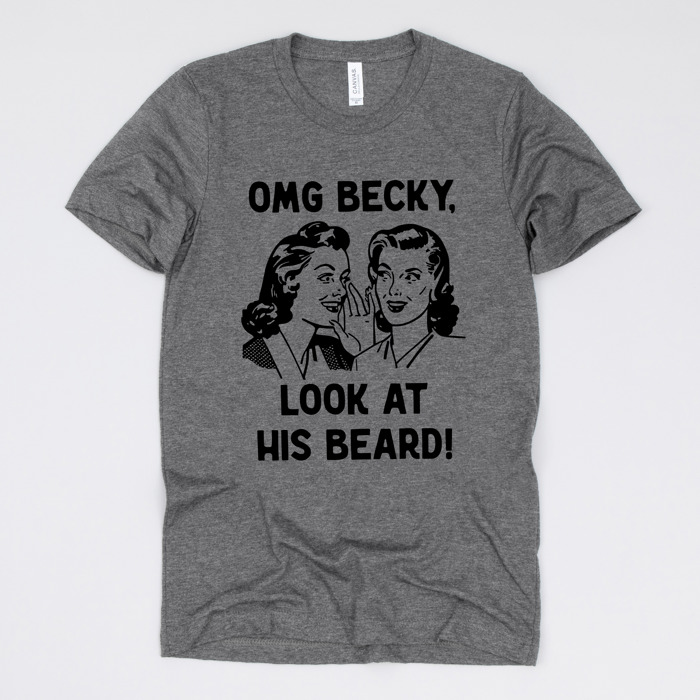 Men’s Beard Humor Tee – Pop Culture Pun Gift for Fathers Day