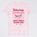 Small (UNISEX) Delivering Sweethearts: Soft Pink Valentine’s Day Nurse Graphic Tees – Cute Group Nurse Tshirts, Medical Valentine Shirts, Heart and Love Nurse Styles, Hospital Valentine Wear