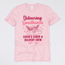 Small (UNISEX) Delivering Sweethearts: Pink Valentine’s Day Nurse Graphic Tees – Cute Group Nurse Tshirts, Medical Valentine Shirts, Heart and Love Nurse Styles, Hospital Valentine Wear