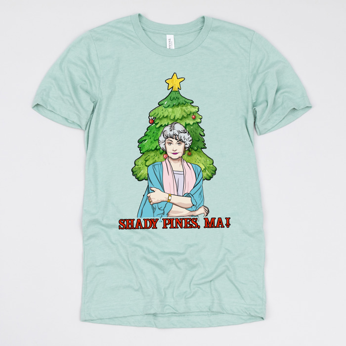 Golden Girls Christmas Tees - Funny Retro Holiday Tops for Christmas Parties, Coworker Gifts, Secret Santa, Classic TV Fans, and Hilarious Gift Ideas