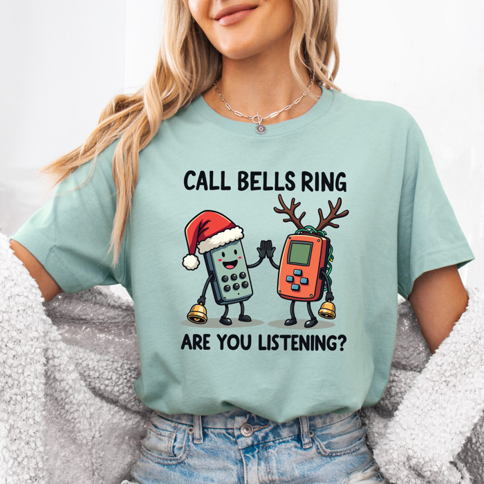 Christmas Nurse T-Shirts – Festive Holiday Tees for Nurses, Medical Staff, and Holiday Gifts