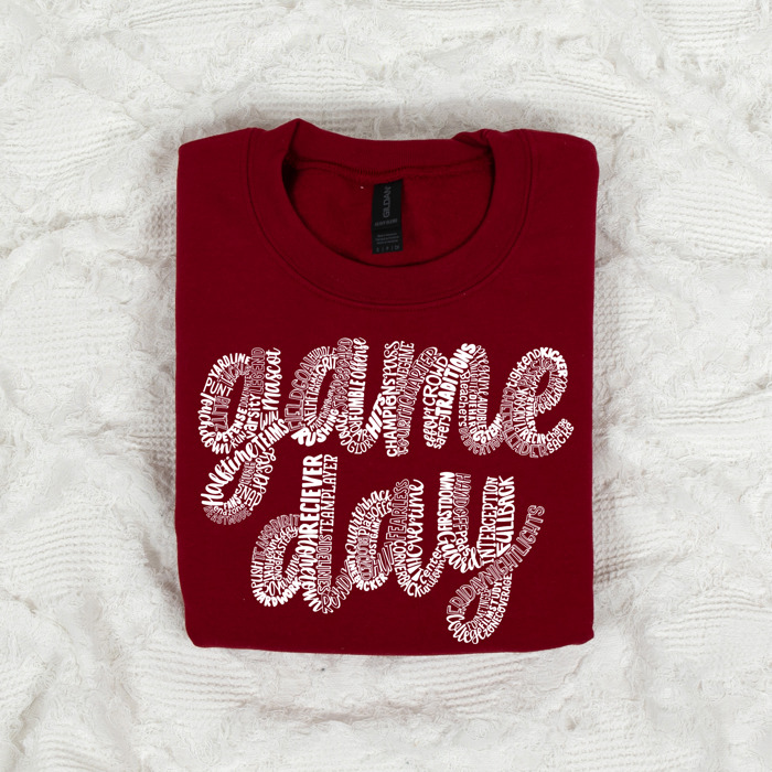 Cozy Game Day Football Sweatshirt – for Fans, Sports Moms, Tailgates, Football Season Gift Idea
