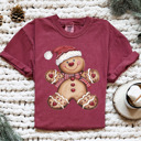 Small (UNISEX) Gingerbread Man: Chili Trendy Christmas T-Shirts, Santa, Reindeer, Gingerbread, and Festive Holiday Graphic Tees for Cookie Exchanges, Christmas Lights, and Holiday Gifts