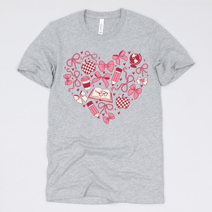 Valentine’s Day Teacher Graphic Tees – Cute Classroom Tshirts, Teacher Team Shirts, Hearts and Love Designs, School Valentine Celebration