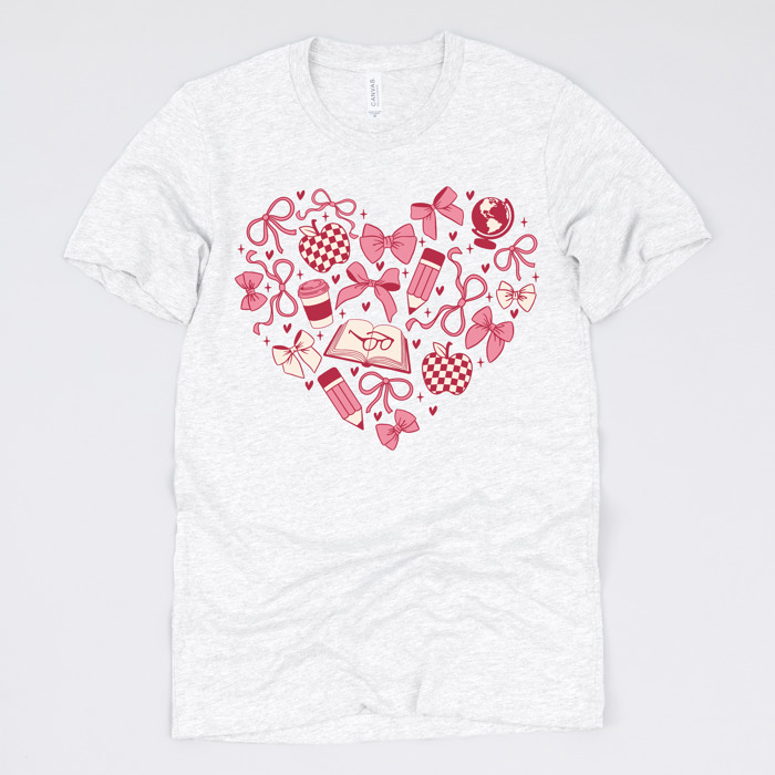 Valentine’s Day Teacher Graphic Tees – Cute Classroom Tshirts, Teacher Team Shirts, Hearts and Love Designs, School Valentine Celebration
