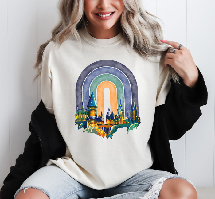 Wizard School New Comfort Colors Tee