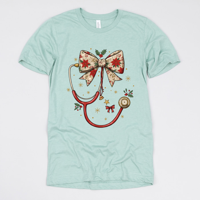 Christmas Nurse T-Shirts – Cute Holiday Gift Tees for Nurses, Labor and Delivery, CNAs, and Healthcare