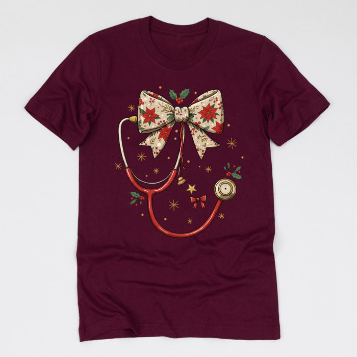 Christmas Nurse T-Shirts – Cute Holiday Gift Tees for Nurses, Labor and Delivery, CNAs, and Healthcare