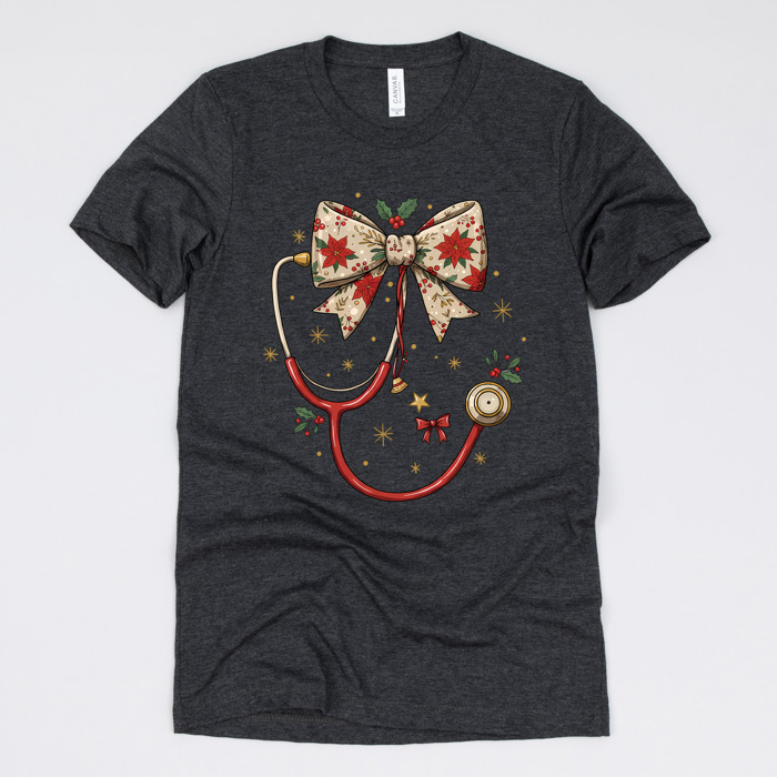 Christmas Nurse T-Shirts – Cute Holiday Gift Tees for Nurses, Labor and Delivery, CNAs, and Healthcare