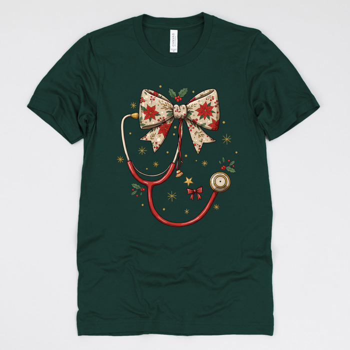Christmas Nurse T-Shirts – Cute Holiday Gift Tees for Nurses, Labor and Delivery, CNAs, and Healthcare