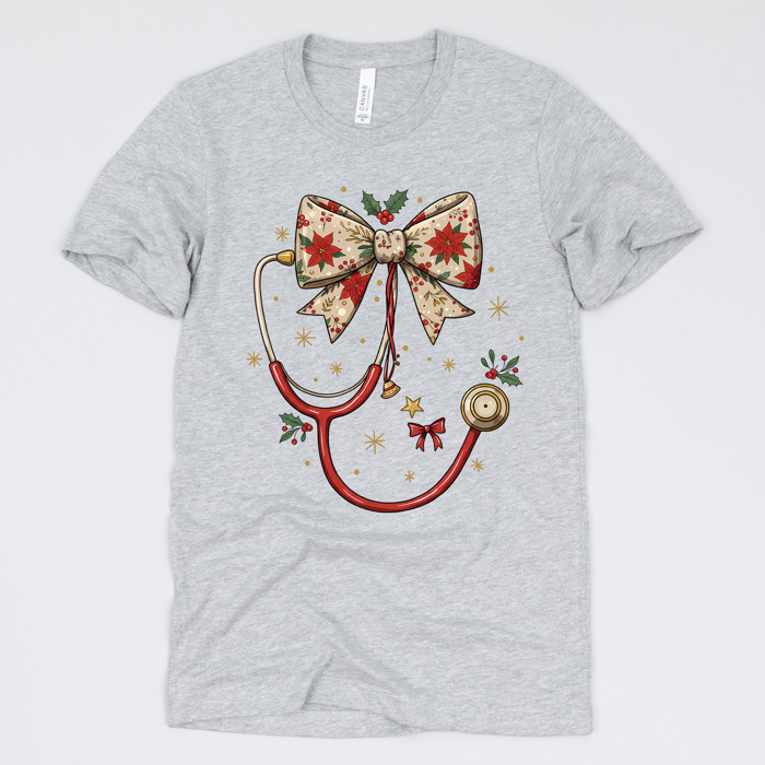 Christmas Nurse T-Shirts – Cute Holiday Gift Tees for Nurses, Labor and Delivery, CNAs, and Healthcare