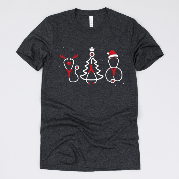 Christmas Nurse T-Shirts – Festive Holiday Tees for Nurses, Medical Staff, and Holiday Gifts