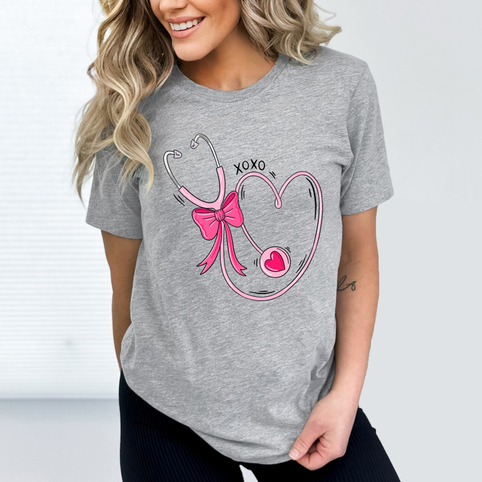 Nurse Valentine’s Day Graphic Tees – Cute Group Nurse Tshirts, Medical Staff Shirts, Sweetheart Hospital Unit Tees, Labor and Delivery Valentines