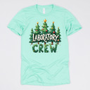 Small (UNISEX) Laboratory Crew: Heather Mint Christmas Medical Crew T-Shirts – Festive Holiday Tees for Nurses, Lab Techs, Pharmacists, Healthcare Teams and Xmas Gift Ideas