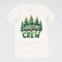 Small (UNISEX) Laboratory Crew: Vintage White Christmas Medical Crew T-Shirts – Festive Holiday Tees for Nurses, Lab Techs, Pharmacists, Healthcare Teams and Xmas Gift Ideas