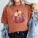 Small (UNISEX) Maroon Pumpkin: Yam Cozy Thanksgiving Holiday Tees – Pumpkins, Turkeys, and Thankful Vibes, Family Gatherings, Holiday Comfort, Trendy Friendsgiving