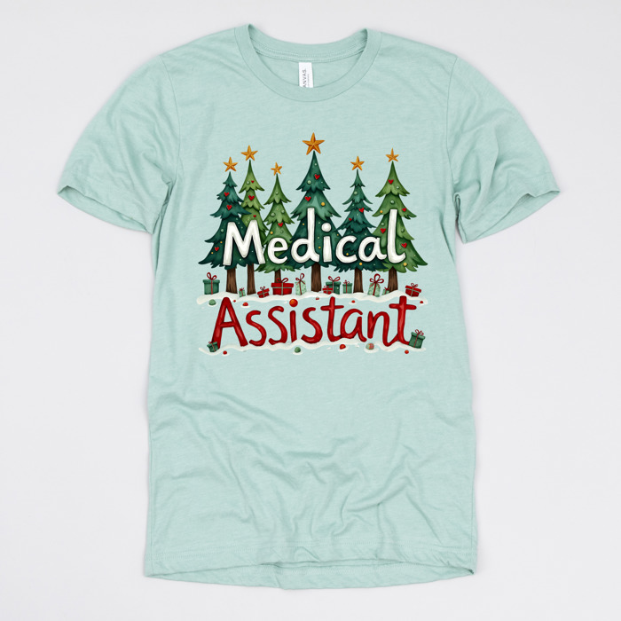 Christmas Medical Crew T-Shirts – Festive Holiday Tees for Nurses, Lab Techs, Pharmacists, Healthcare Teams and Xmas Gift Ideas