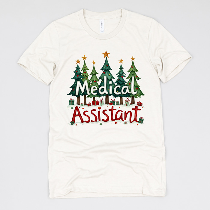 Christmas Medical Crew T-Shirts – Festive Holiday Tees for Nurses, Lab Techs, Pharmacists, Healthcare Teams and Xmas Gift Ideas