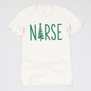 Small (UNISEX) Nurse: Vintage White Christmas Nurse T-Shirts – Festive Holiday Tees for Nurses, Medical Staff, and Holiday Gifts