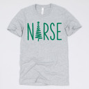 Small (UNISEX) Nurse: Athletic Grey Christmas Nurse T-Shirts – Festive Holiday Tees for Nurses, Medical Staff, and Holiday Gifts