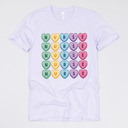 Small (UNISEX) Nurse Hearts: Lavender Dust Nurse Valentine’s Day Graphic Tees – Cute Group Nurse Tshirts, Medical Staff Shirts, Sweetheart Hospital Unit Tees, Labor and Delivery Valentines