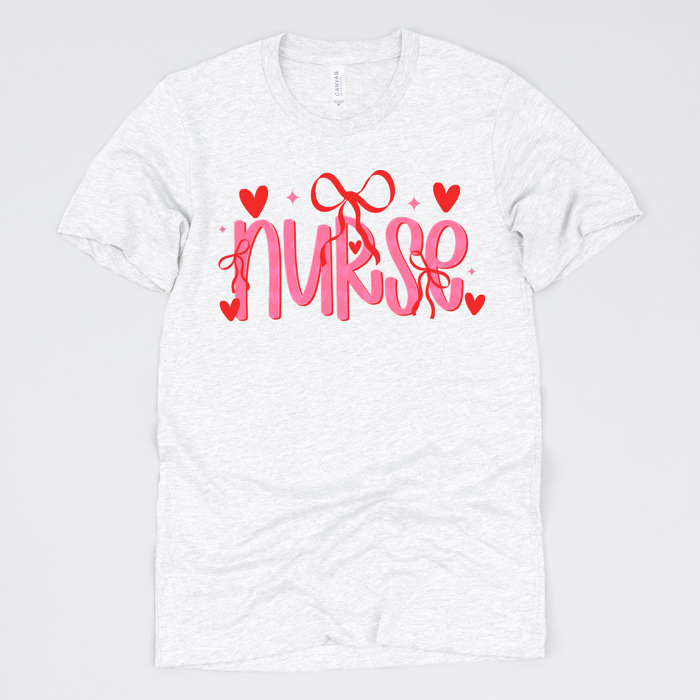 Valentine’s Day Nurse Graphic Tees – Cute Group Nurse Tshirts, Medical Valentine Shirts, Heart and Love Nurse Styles, Hospital Valentine Wear