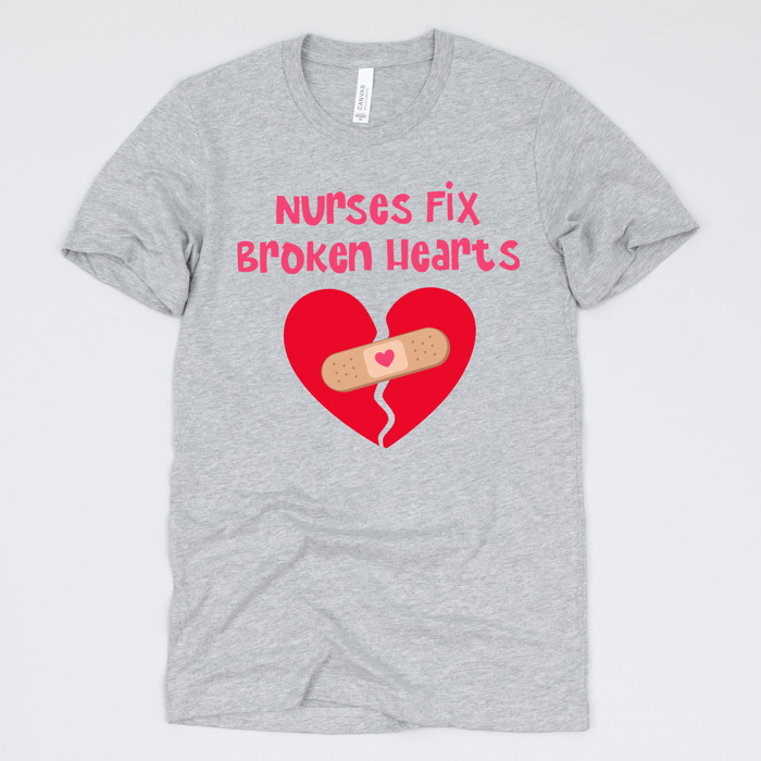 Valentine’s Day Nurse Graphic Tees – Cute Group Nurse Tshirts, Medical Valentine Shirts, Heart and Love Nurse Styles, Hospital Valentine Wear