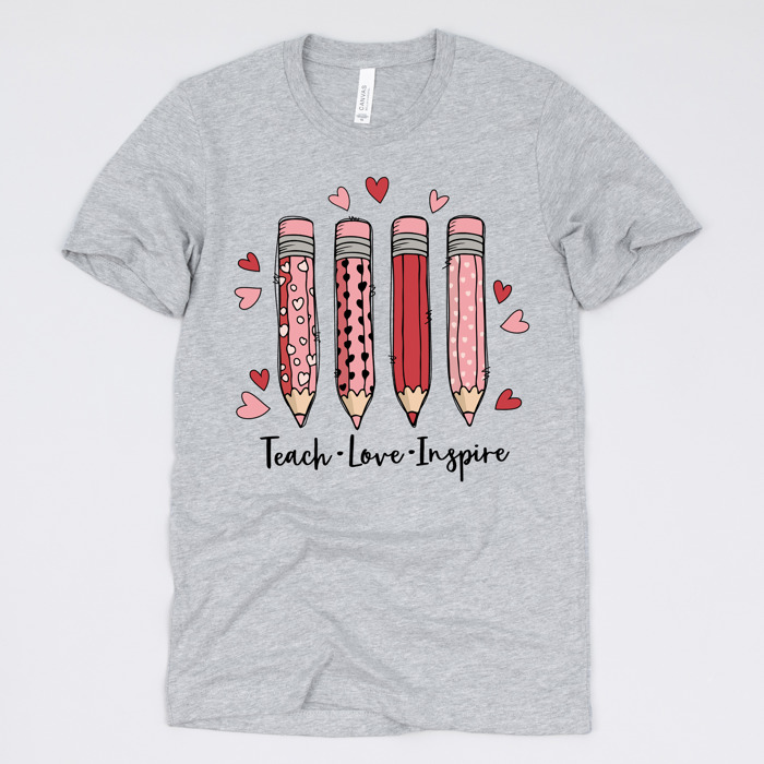 Valentine’s Day Teacher Graphic Tees – Cute Classroom Tshirts, Teacher Team Shirts, Hearts and Love Designs, School Valentine Celebration