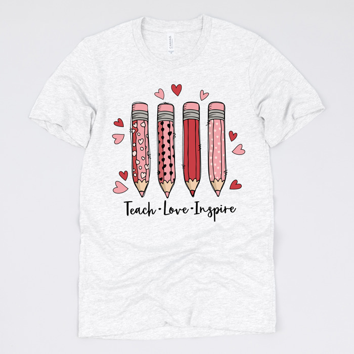 Valentine’s Day Teacher Graphic Tees – Cute Classroom Tshirts, Teacher Team Shirts, Hearts and Love Designs, School Valentine Celebration